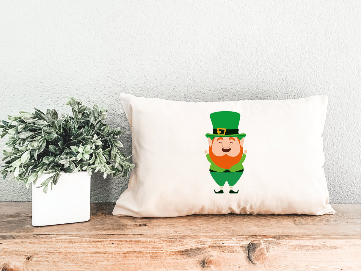 Leprechaun St Patricks Pillow, Leprechaun Gift, Leprechaun Decor, St Patricks Day Leprechaun Decorative Pillow, Spring Cute Decor, Pillow - Arria Home