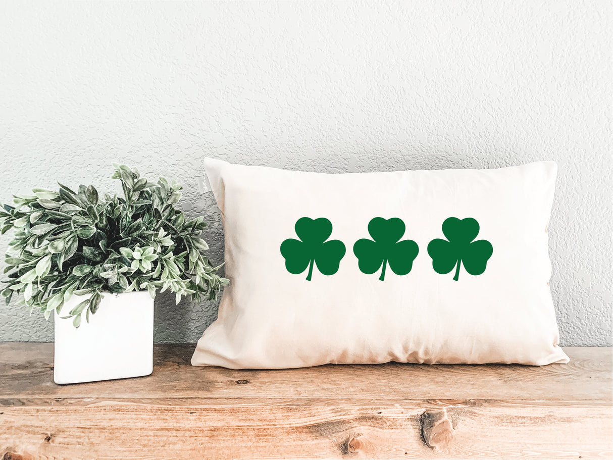 Shamrock Pillow, Clover Pillow, St Patricks Day Decor, Shamrock Decor, Clover Decor, St Patricks Day Gift, Green Pillow, Decorative Pillow - Arria Home