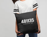 Personalized Zip Code Pillow, Custom Realtor Gift, Housewarming Gift, Present for New House, Custom Cushion, Rustic Decor, Personalize Gift - Arria Home