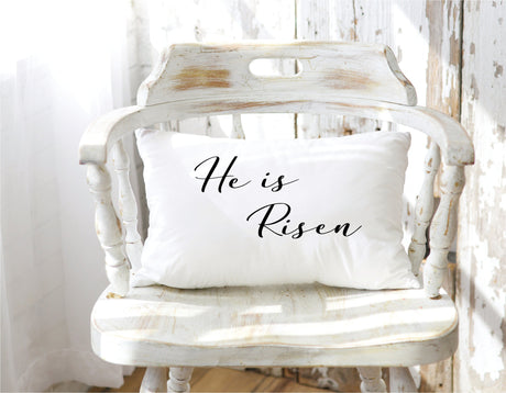 He is Risen Easter Holy Decor Pillow, Easter Pillow, Easter Decor, Spring Pillow, Spring Decor, Holiday Pillow, Holiday Decor, Easter Day - Arria Home