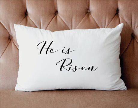 He is Risen Easter Holy Decor Pillow, Easter Pillow, Easter Decor, Spring Pillow, Spring Decor, Holiday Pillow, Holiday Decor, Easter Day - Arria Home