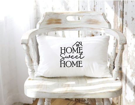 Home Sweet Personalized Pillow, Housewarming Gift, New Home Gift, Living Room Decor, Farmhouse Decor, Rustic Home Decor, Personalized Gift - Arria Home