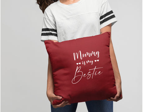 Mommy Bestie Pillow, Mom Gift, Mothers Day Gift Idea, Mum Pillow, Gift for Her, Mother Pillows, Mimi Gift, Grandma Gift, Decorative Pillow - Arria Home