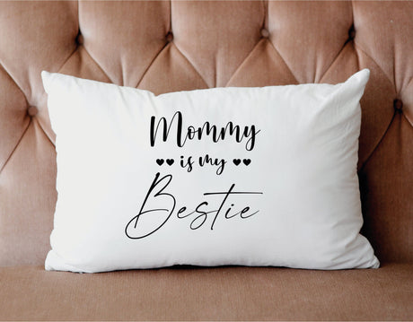 Mommy Bestie Pillow, Mom Gift, Mothers Day Gift Idea, Mum Pillow, Gift for Her, Mother Pillows, Mimi Gift, Grandma Gift, Decorative Pillow - Arria Home