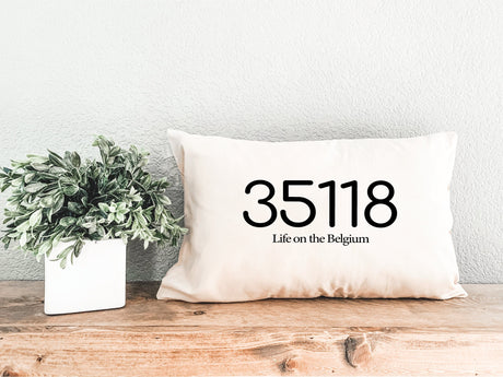 Personalized Zip Code Pillow, New Home Gift, Housewarming Gift, Housewarming Pillow, New Home Pİllow, Home Gift Idea, Personalized Cushion - Arria Home