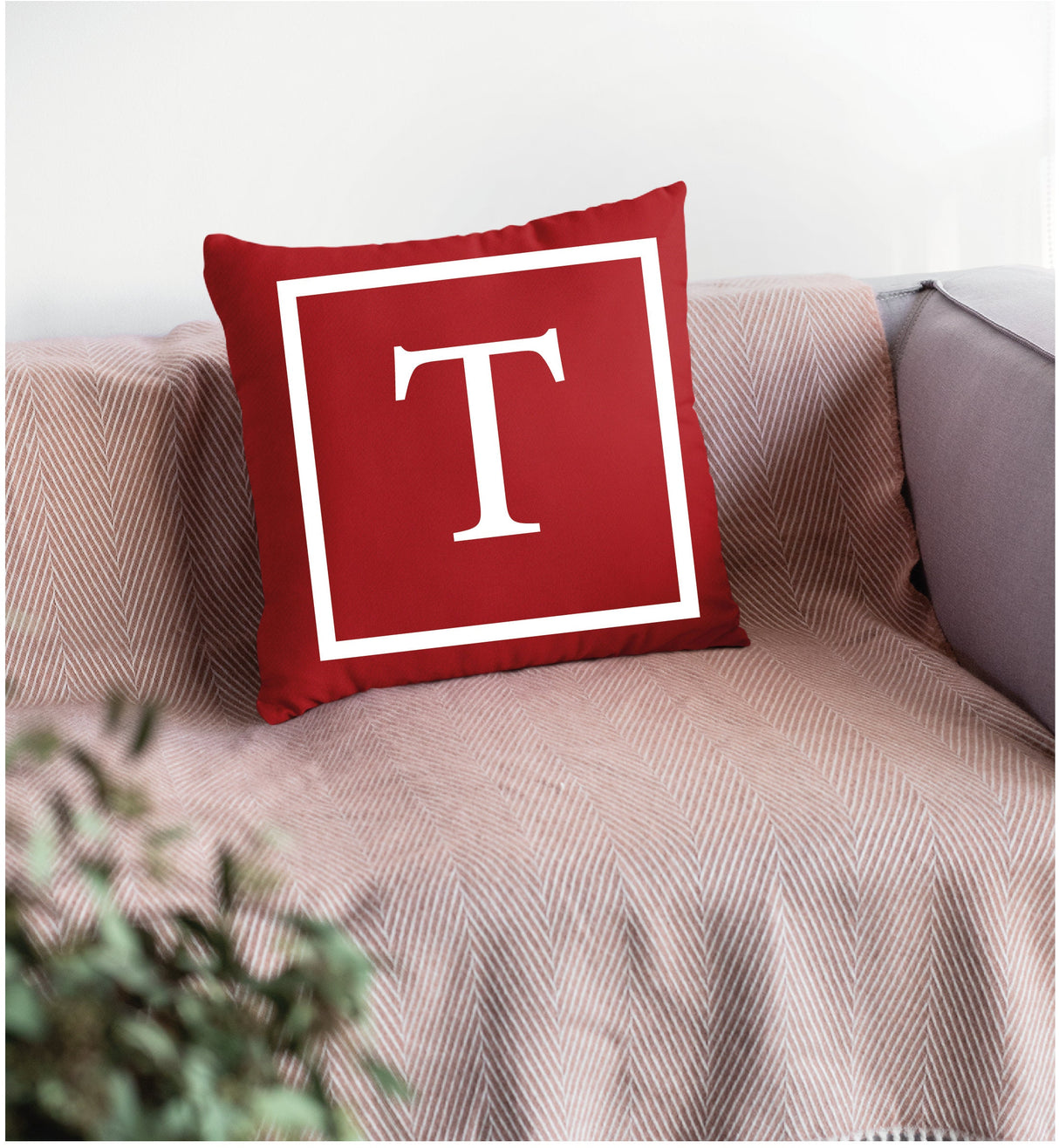 Monogramed Pillow