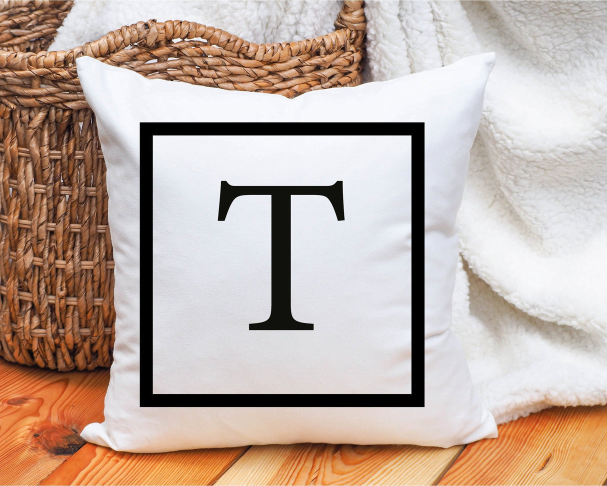 Monogrammed Pillow, Personalized Monogram Pillow, Custom Pillow Cover, Personalize Pillow, Customize Pİllow, Room Decor, Personalized Gift - Arria Home