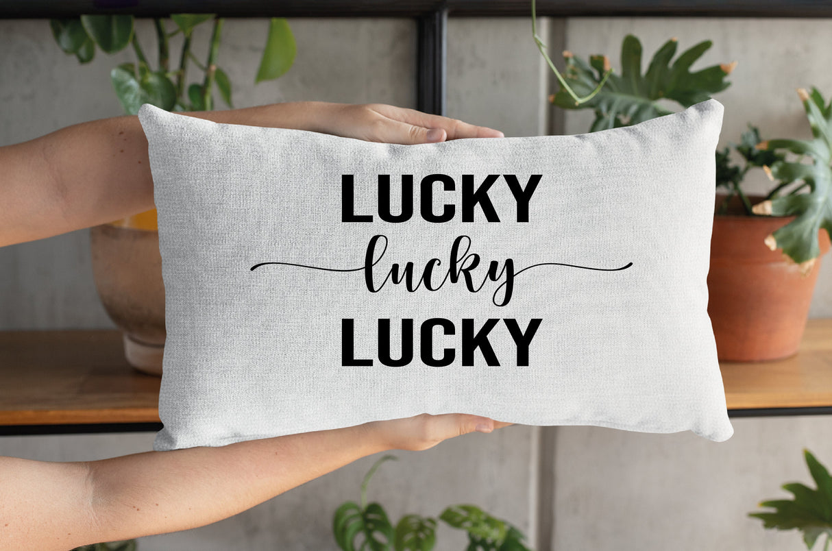 Lucky St Patrick Pillow, Irısh Decor, Spring Decor, Irısh Pillow, Spring Pillow, Custom Pillow Covers, Personalized Pillow, Spring Gift - Arria Home