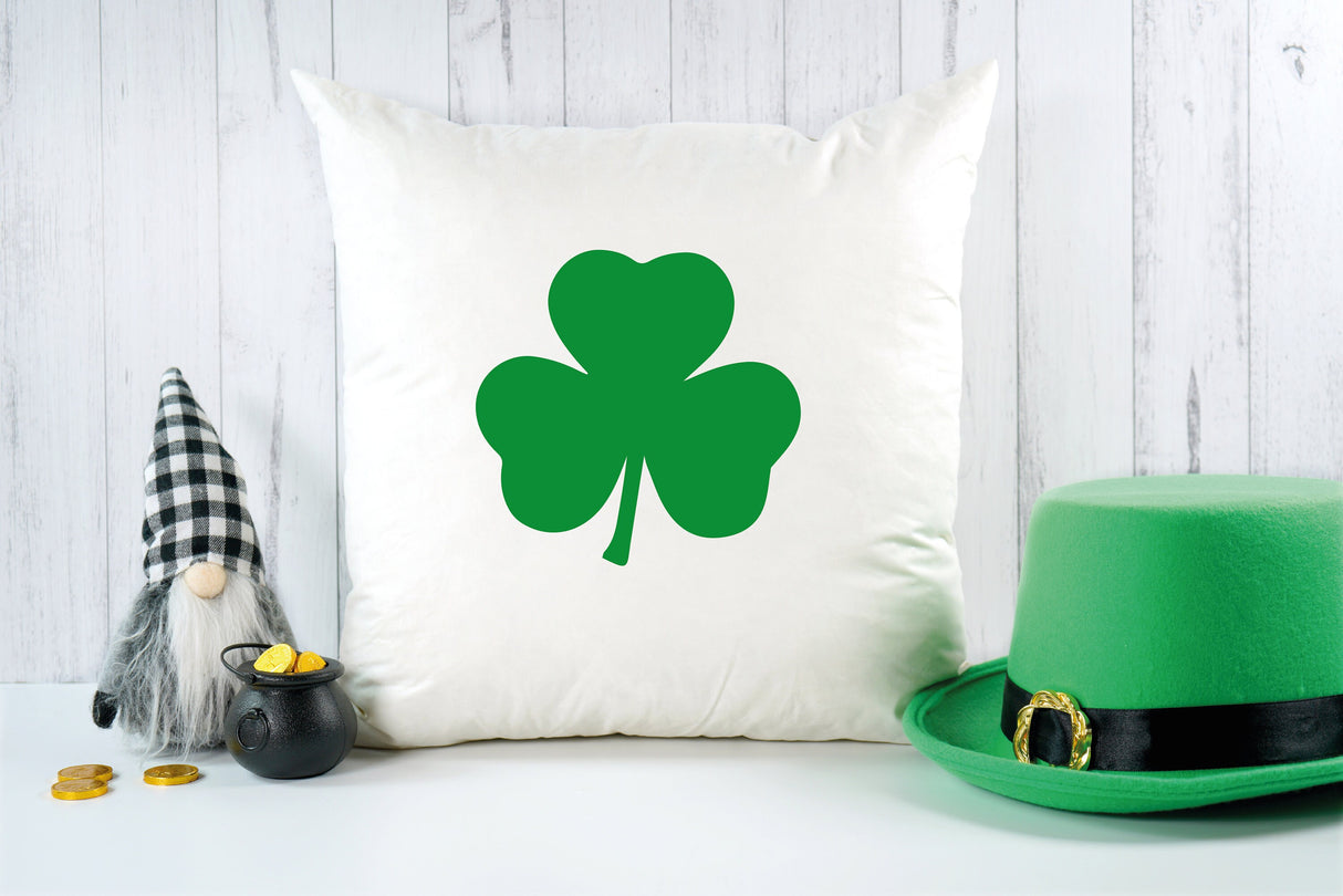 Shamrock Pillow, Irısh Decor Shamrock Pillow, Saint Patricks Decor, Spring Pillow Cover, Spring Decor, Custom Pillow Cover, Personalize Gift - Arria Home