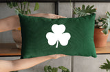 Shamrock Pillow, Irısh Decor Shamrock Pillow, Saint Patricks Decor, Spring Pillow Cover, Spring Decor, Custom Pillow Cover, Personalize Gift - Arria Home