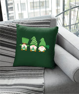 Gnome St Patricks Day Pillow, Irish Decor Gnome Pillow, St Pattys Decor, Spring Gnome Pillow, Gnome Decor, Custom Pillow, Personalized Gift - Arria Home