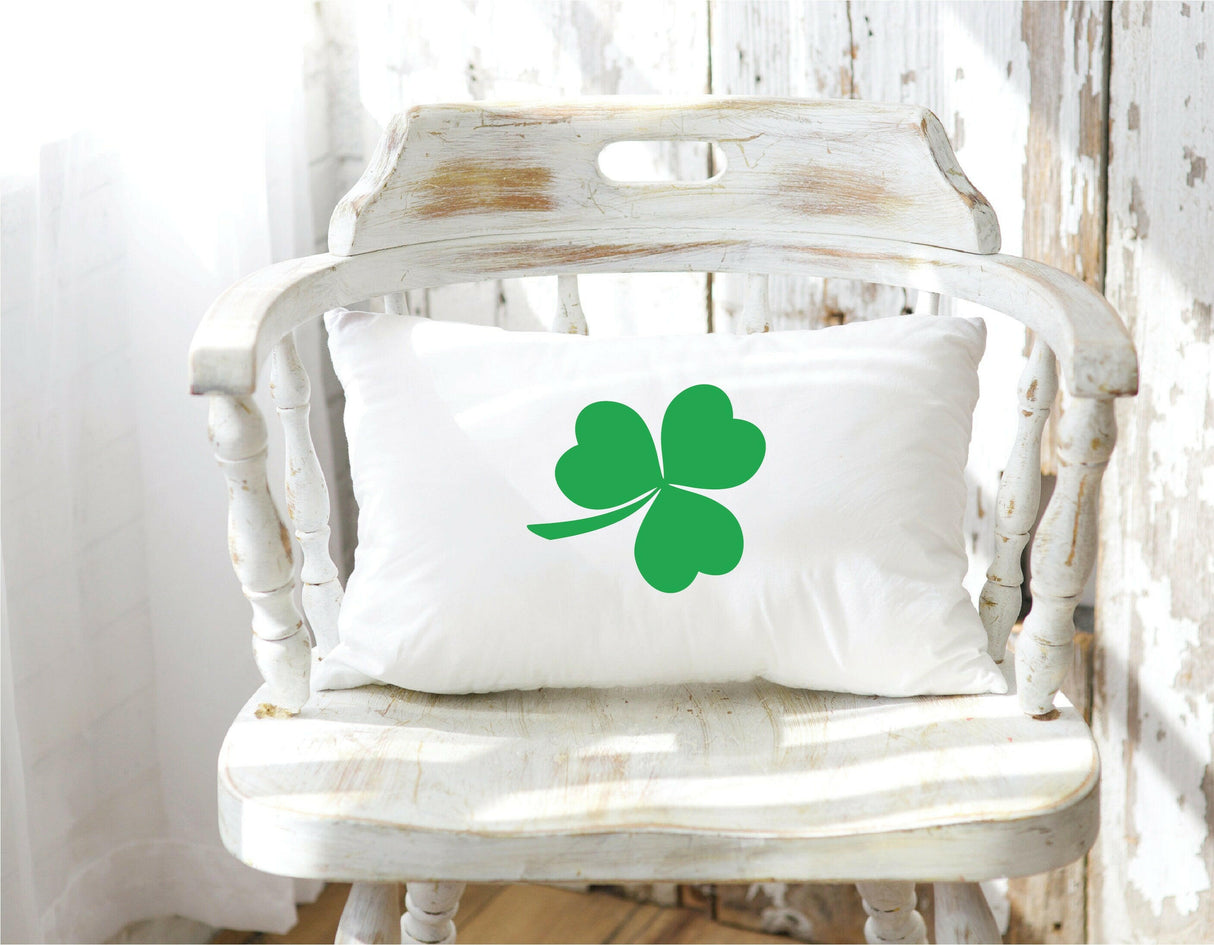 Clover Spring Pillow, Clover Spring Decor, Shamrock Pillow, Irish Pillow, Irish Decor, Clover Gift, Shamrock Gift, Personalized Pillow Gift.