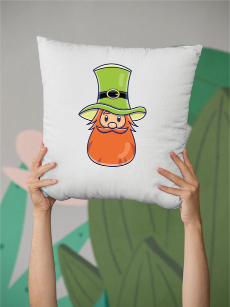 St Patricks Cute Gnome Pillow, St Patricks Decor, Green Pillow, St Patricks Decor, Gnome Decor, Irish Decor, Spring Decor, Lumbar Pillow.