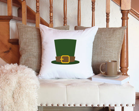 leprechaun Top Hat Decor, St Patricks Pillow, Irish Pillow, Irish Decor, Saint Patricks Decor, Top Hat Pillow, Decorative Pillow Gift - Arria Home