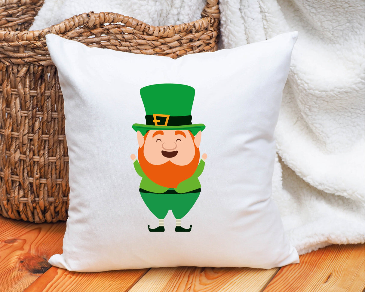 Leprechaun St Patricks Pillow, Leprechaun Gift, Leprechaun Decor, St Patricks Day Leprechaun Decorative Pillow, Spring Cute Decor, Pillow - Arria Home