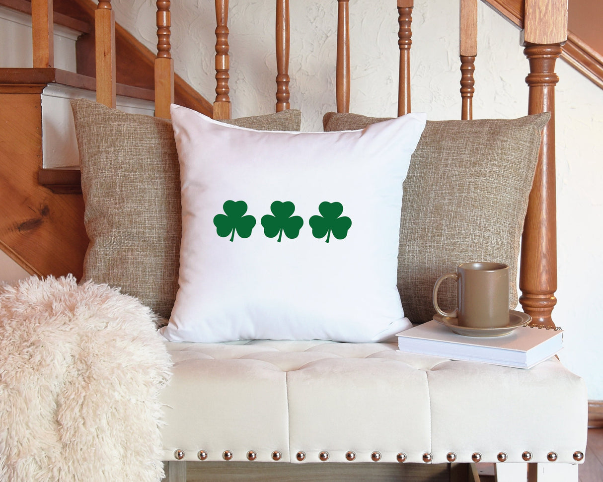 Shamrock Pillow, Clover Pillow, St Patricks Day Decor, Shamrock Decor, Clover Decor, St Patricks Day Gift, Green Pillow, Decorative Pillow - Arria Home