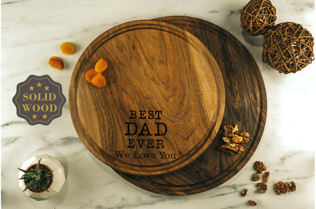 Custom Engraved Dad Cutting Board, Dad Gift, Charcuterie Board, Personalized Dad Cutting Board, Men Gift, Gift for Dady - Arria Home