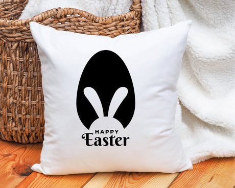 Happy Easter Decorative Pillow, 11 Fabric, Happy Easter Gift, Easter Lumbar Pillow, Spring Throw Pillow, Easter Bunny Pillow, Holiday Gift - Arria Home