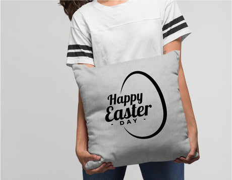 Happy Easter Pillow, Easter Decor, Spring Gift, Happy Easter Egg Pillow, Easter Decoration Gift, Farmhouse Pillow, Rustic Home Decor, Gift - Arria Home