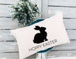 Hoppy Easter Bunny Pillow, Happy Easter Decor, Easter Day Gift, Kids Easter Pillow, Farmhouse Pilow, Easter Lumbar Pillow, Easter Gift Idea.