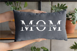 Personalized Mom Pillow, 12 Fabric Color, Custom Pillow, Mothers Day Gift Idea, Personalized Mom Gift, Present for Mother, Gift for Her - Arria Home