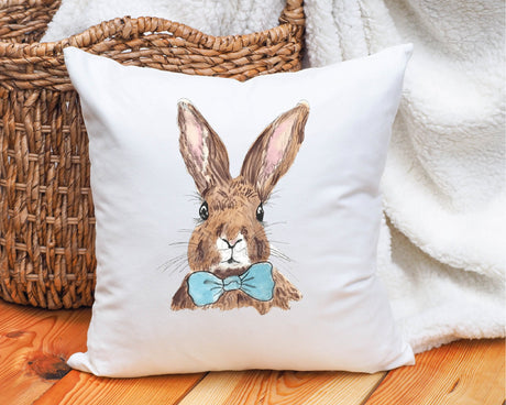 Spring Bunny Pillow, 14 Fabric, 5 Size Options, Easter Pillow, Easter Decor, Bunny Lumbar Pillow, Sprin Throw Pillow, Easter Farmhouse Gift - Arria Home