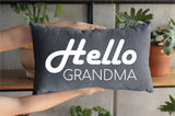 Personalized Granma Baby Announcement Gift, Mothers Day Gift, Grandma Gift, Custom Pillow, New Baby Announcement, Decorative Pillow, Grandma - Arria Home