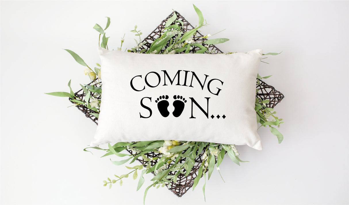 Funny Baby Coming Soon Pillow, Personalized Baby Announcement Pillow, Pregnancy Gift, Custom Pregnancy Gift, Pregnancy Baby Coming Soon - Arria Home