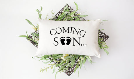 Funny Baby Coming Soon Pillow, Personalized Baby Announcement Pillow, Pregnancy Gift, Custom Pregnancy Gift, Pregnancy Baby Coming Soon - Arria Home