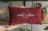 Custom Wedding Gift,Personalized Pillow, Custom Pillow, Personalized Wedding Gifts, Couple Name Pillow, Engagement Gift, Couple Home Decor - Arria Home