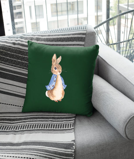 Easter Watercolor Bunny Pillow, Easter Decor, Easter Farmhouse Decorations, Easter Holiday Pillow, Holiday Decor, Easter Gift, Home Decor - Arria Home