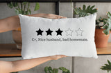 Funny Couple Pillow, Tonight Pillow, Not Tonight Pillow, Funny Pillow, Funny Husband Pillow, Funny Sex Pillow, Funny Husband Gift - Arria Home