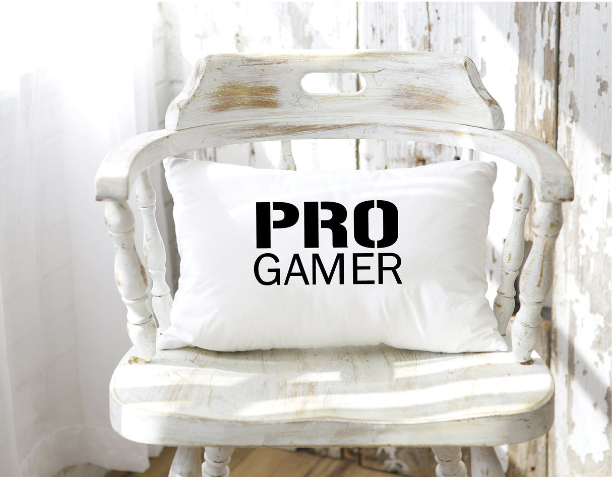 Personalized Gamer Pillow, Custom Gamer Pillow, Personalized Streamer Lumbar Pillow, Game Room Decor, Gamer Gift, Gaming Gift, Gift for Him - Arria Home