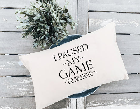 Funny Custom Gamer Pillow, Funny Gamer Gift, Funny Gaming Gift, Gift for Boyfriend, Game Chair Decor, Gamer Lumbar Pillow, Funny Personalize.