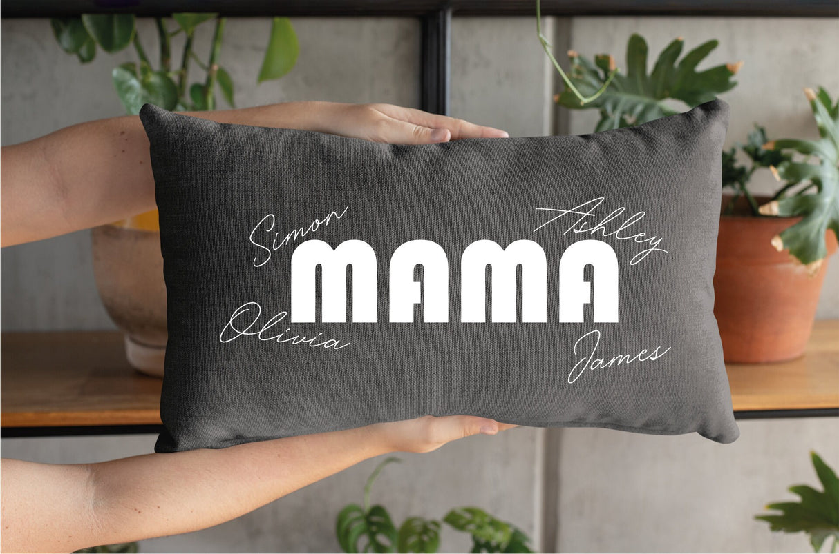 Personalized Mothers Day Pillow, Gift for Mom, Mom Pillow, Mothers Day Gift Idea, Farmhouse Decor, Home Decor, Decorative Pillow, Mom Gift - Arria Home