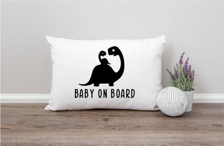 Cute Baby On Board Car Seat Cushion, New Mom Dad Gift, Baby Shower Gift, New Mother Gift, Baby Gift, Custom Pillow, Personalized Pillow - Arria Home