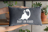 Cute Baby On Board Car Seat Cushion, New Mom Dad Gift, Baby Shower Gift, New Mother Gift, Baby Gift, Custom Pillow, Personalized Pillow - Arria Home