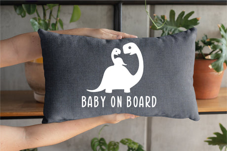 Cute Baby On Board Car Seat Cushion, New Mom Dad Gift, Baby Shower Gift, New Mother Gift, Baby Gift, Custom Pillow, Personalized Pillow - Arria Home