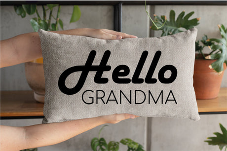 Personalized Grandma Pillow, Mothers Day Grandma Gift, Custom Pillow, Grandma Cushion, Mothers Day Gift Idea, Farmhouse Decor, Home Decor - Arria Home