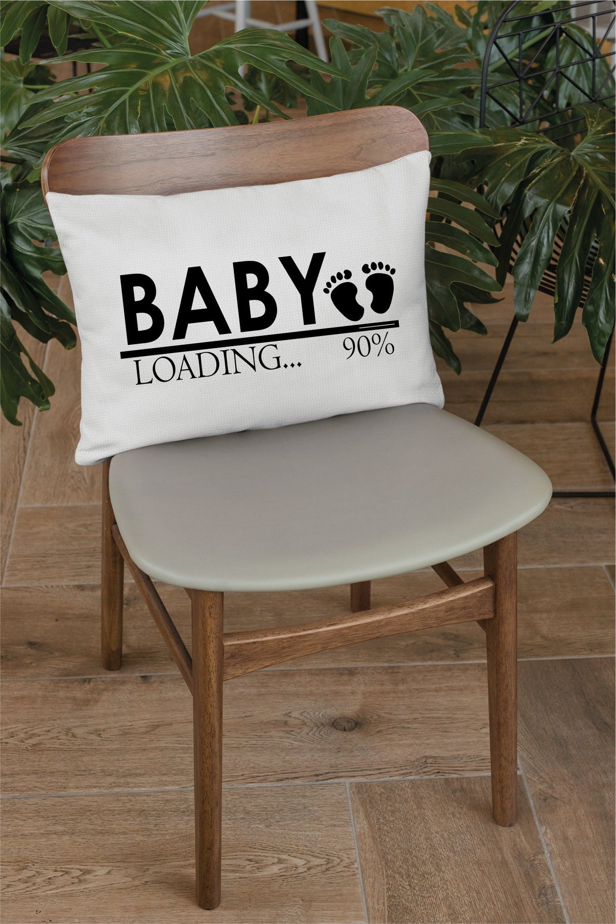 Baby Loading Pregnancy Pillow, Mom to be Pillow, Pregnancy Announcement Pregnancy Gift, Baby Reveal, New Mom, Personalized Pillow, Custom - Arria Home