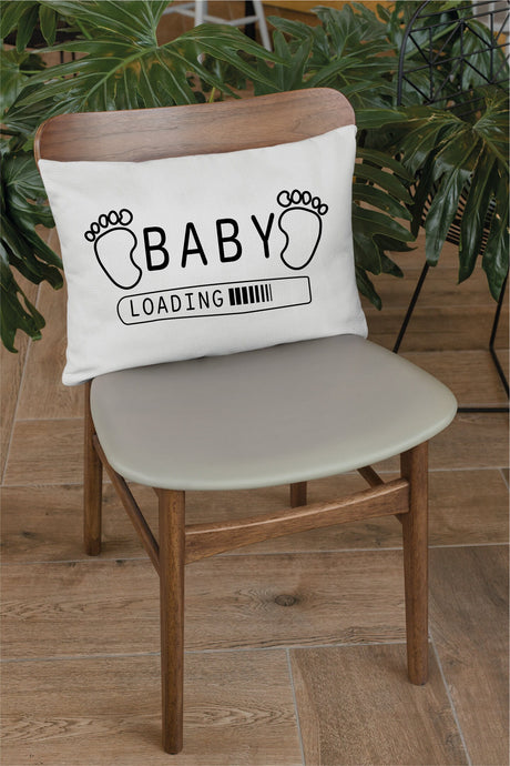 Funny Baby Loading Maternity Pillow Funny Pregnancy Pillow, Funny Baby Announcement Pillow, Pregnancy Gift, Baby Reveal, Mom to be Gift - Arria Home