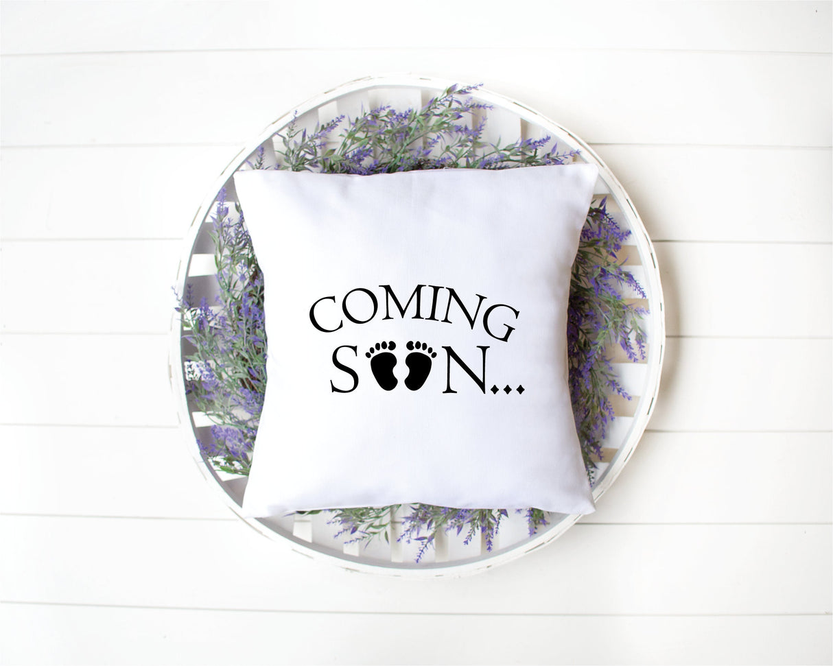 Funny Baby Coming Soon Pillow, Personalized Baby Announcement Pillow, Pregnancy Gift, Custom Pregnancy Gift, Pregnancy Baby Coming Soon - Arria Home