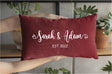 Personalized Couple Name Pillow, Personalized Name Pillow, Custom Wedding Pillow, Anniversary Gift, Gift for Couple, Engagement Gift, Decor - Arria Home