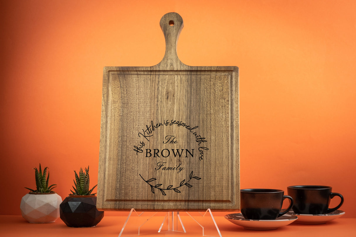 Custom Wedding Gift, Wedding Cutting Board, Custom Cutting Board, Personalized Cutting Board, Engraved Cutting Board, Personalized Gift - Arria Home