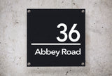 Modern House Number Sign, Custom Home Sign, Home Address Sign, Address Signage, Home Door Sign, Custom Acrylic Home Sign, Door Number Sign - Arria Home