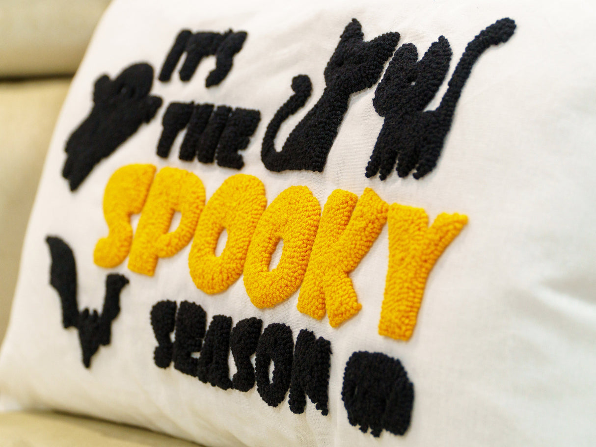 Spooky Season Pillow, Halloween Decor, Fall Decor, Halloween Pillow, Fall Decorations, Halloween Lumbar Pillow, Farmhouse Decor, Home Decor - Arria Home