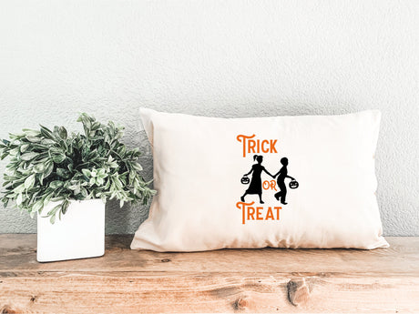 Halloween Trick or Treat Decor, Trick or Treat Decorations, Halloween Decorations, Halloween Accent Pillow, Fall Decorations, Halloween Gift - Arria Home