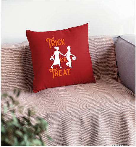 Halloween Trick or Treat Decor, Trick or Treat Decorations, Halloween Decorations, Halloween Accent Pillow, Fall Decorations, Halloween Gift - Arria Home