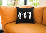 Dancing Zombie Halloween Decorative Pillow, Halloween Decor, Halloween Cushion, Fall Holiday Home Decor, Halloween Gift, Halloween Gift Idea - Arria Home