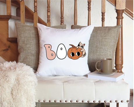 Halloween BOO Pillow, Halloween Decor, Hallowen Accent Pillow, Halloween Decorations, Fall Decor, Farmhouse Decor, Fall Home Decor, Gift - Arria Home